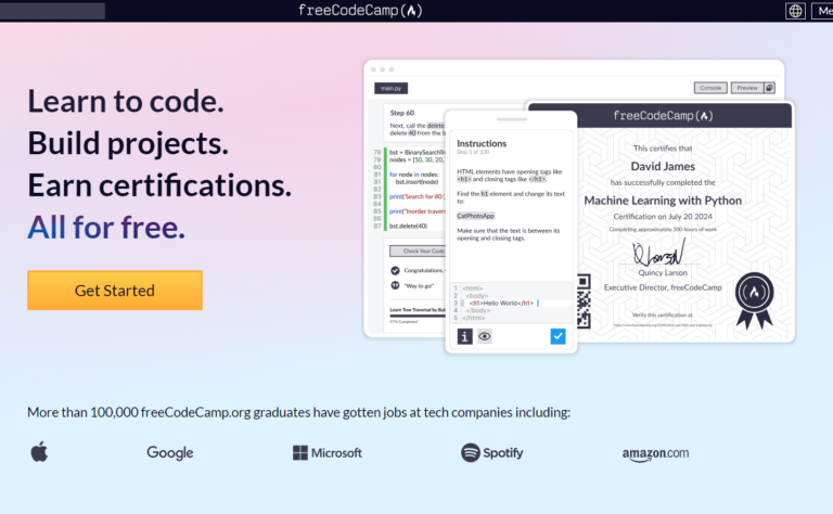 freeCodeCamp Certifications