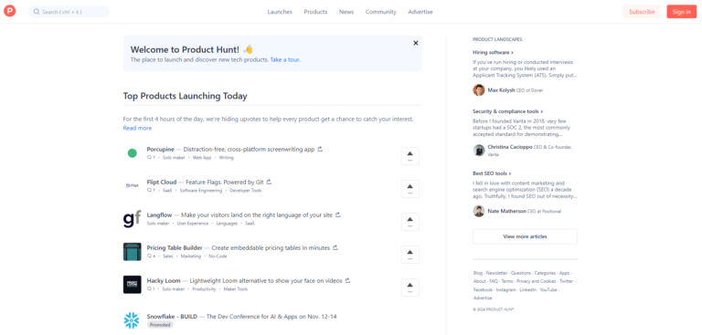 Product Hunt