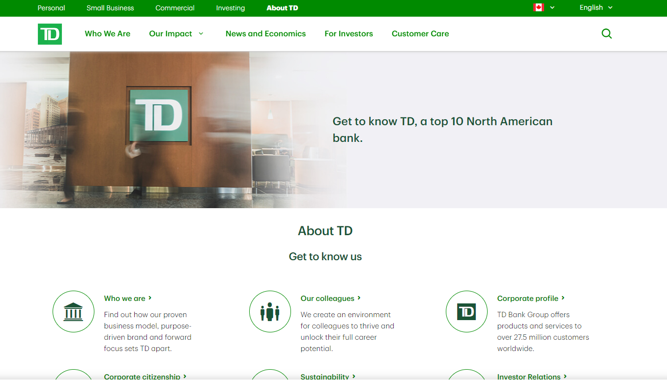 TD Bank Virtual Stock Market Game