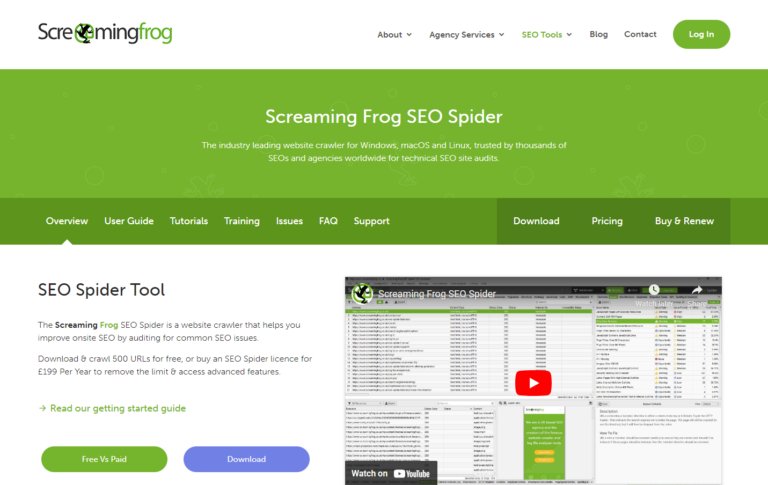 Screaming Frog SEO Spider